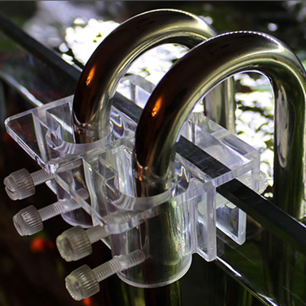 All Fish In Aquarium - Aquarium Pipe Clip Acrylic Tube Clamp