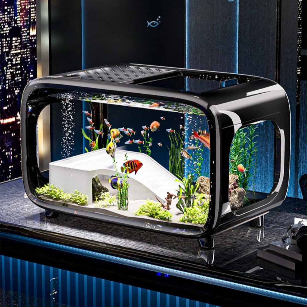 Aquarium Goldfish - Transparent Luxury Fish Tank Durable Living