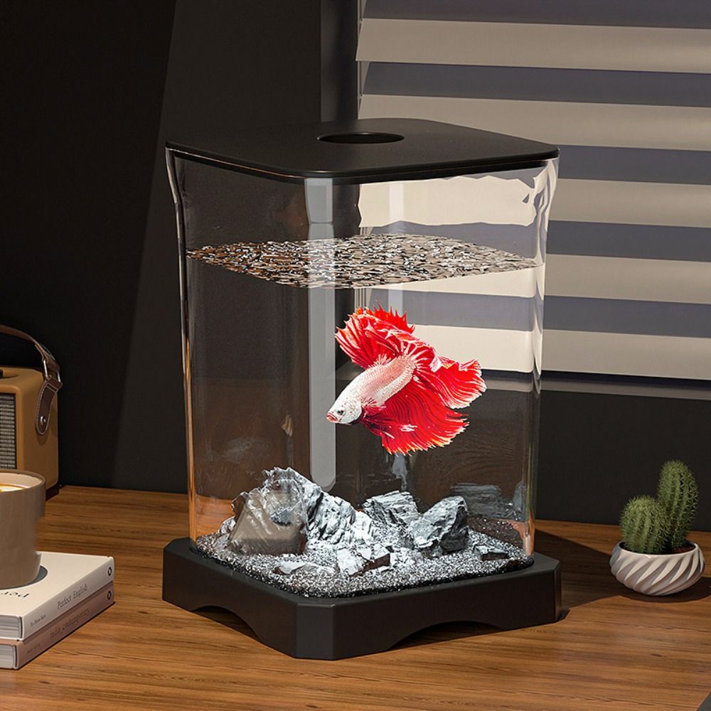 Aquarium Goldfish - Acrylic Betta Fish Tank High Transparency