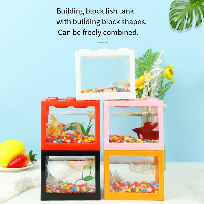 Novelty Block‑Shaped Mini Aqua - огляд і ціна Aquarium Goldfish