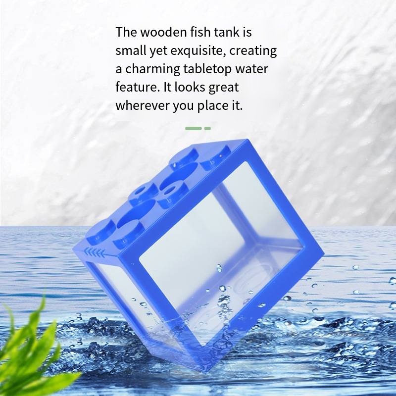 Novelty Block‑Shaped Mini Aqua - огляд і ціна Aquarium Goldfish
