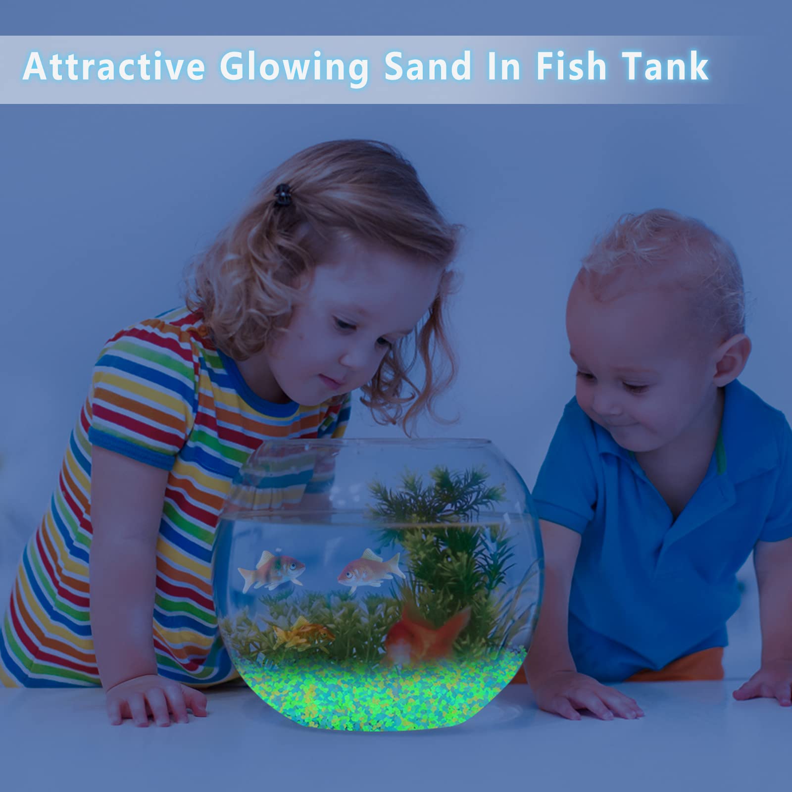 1000Pcs Luminous Sand Glow In  - огляд і ціна Aquarium Fish That Glow In The Dark