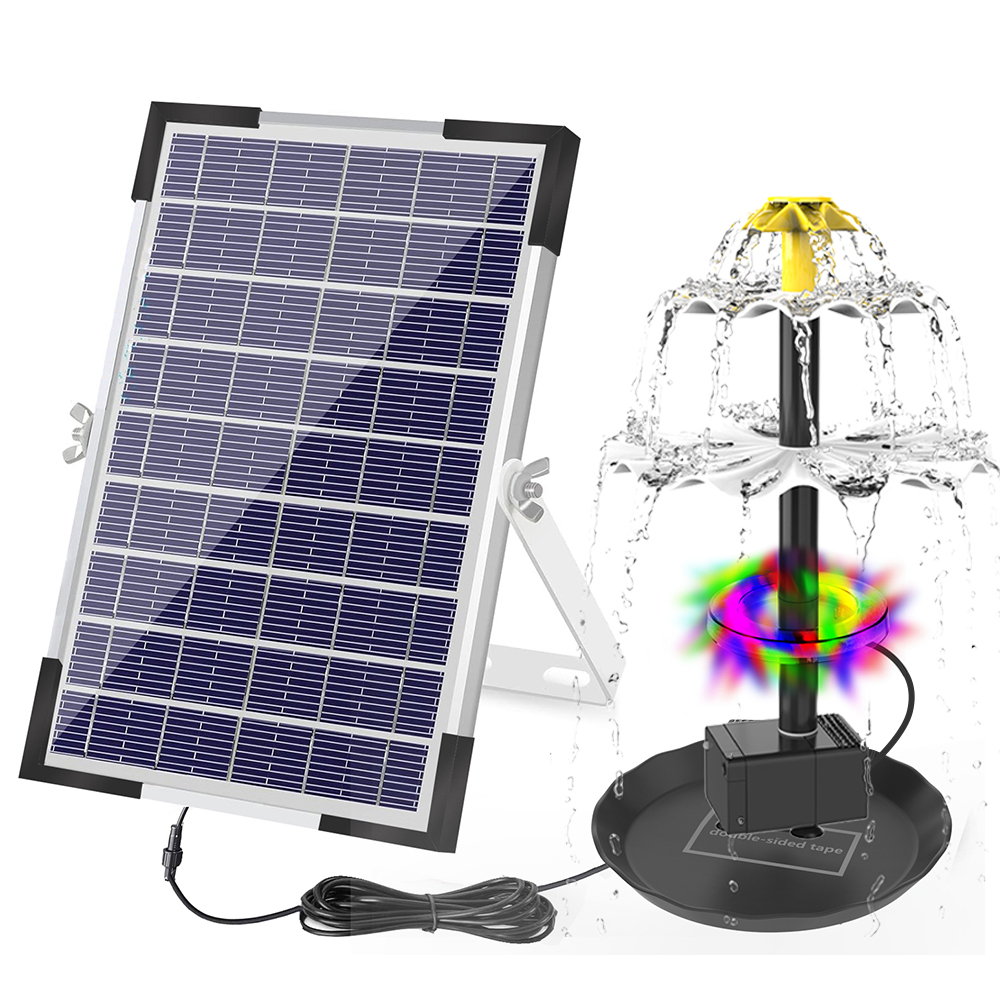 Solar Fountain Pump for Bird B - огляд і ціна Aquarium Fish Bowl