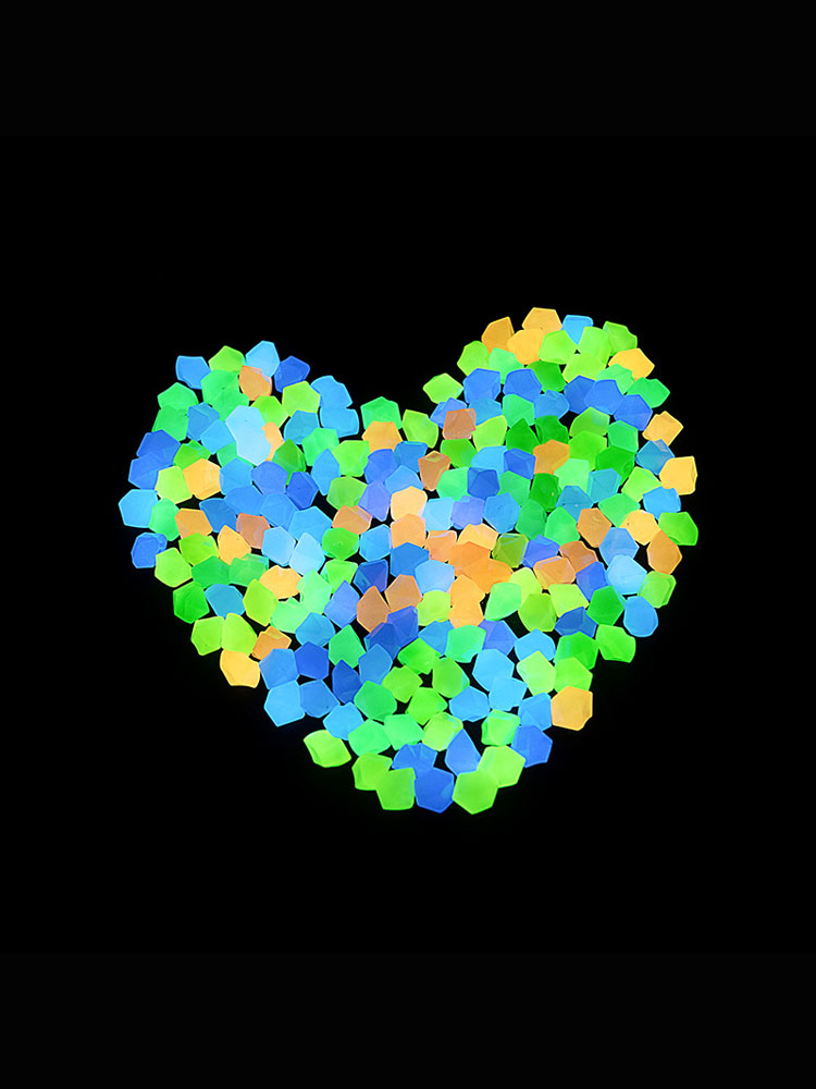 100pcs 14*11mm Dark Pebbles Pe - огляд і ціна Aquarium Fish That Glow In The Dark