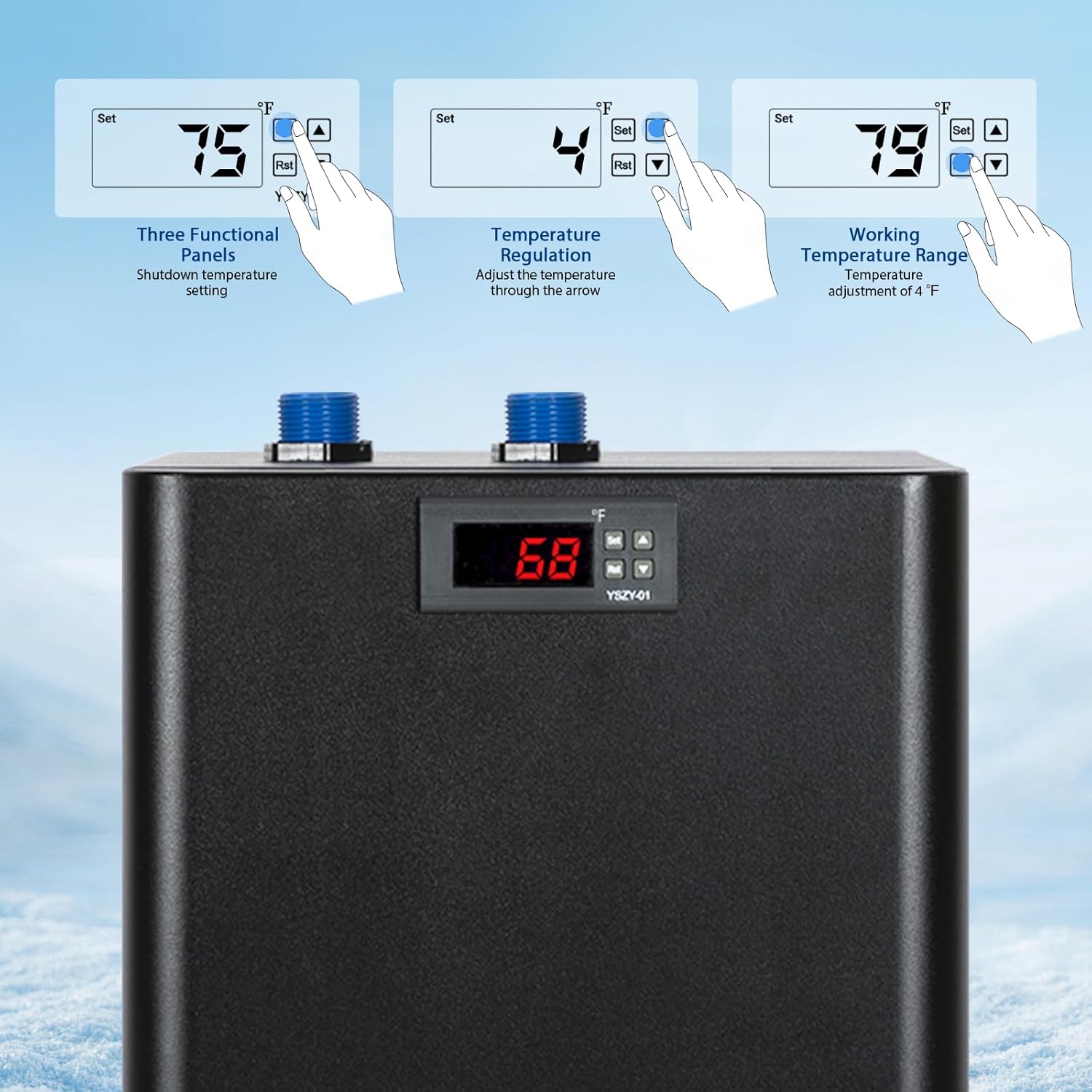 Aquarium Chiller 79 gal 1/3 HP - огляд і ціна All Fish In Aquarium