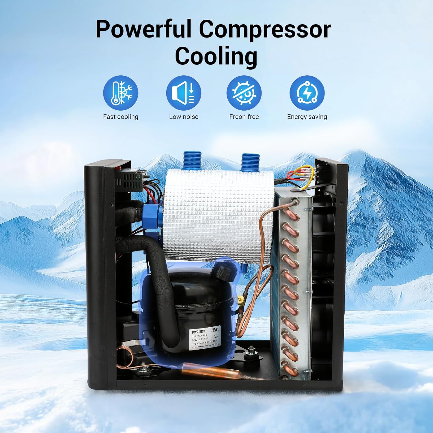 Aquarium Chiller 79 gal 1/3 HP - огляд і ціна All Fish In Aquarium