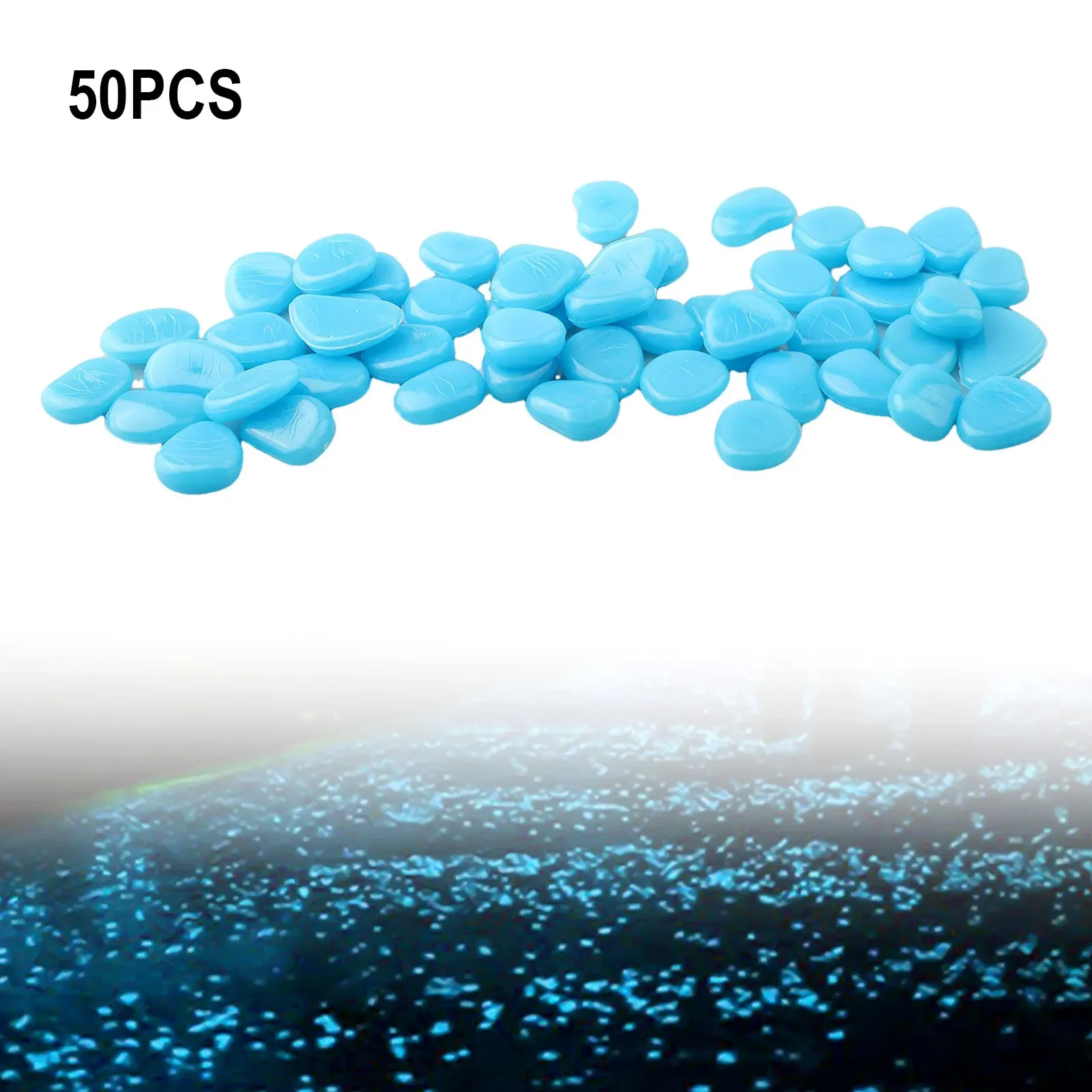 50PCS/Set Glow In The Dark Peb - огляд і ціна Aquarium Fish That Glow In The Dark