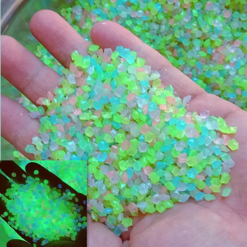1000pcs 3-5mm Luminous Sand Gl - огляд і ціна Aquarium Fish Bowl