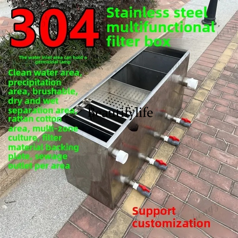 A81  stainless steel multifunc - огляд і ціна Fish Tank Filter