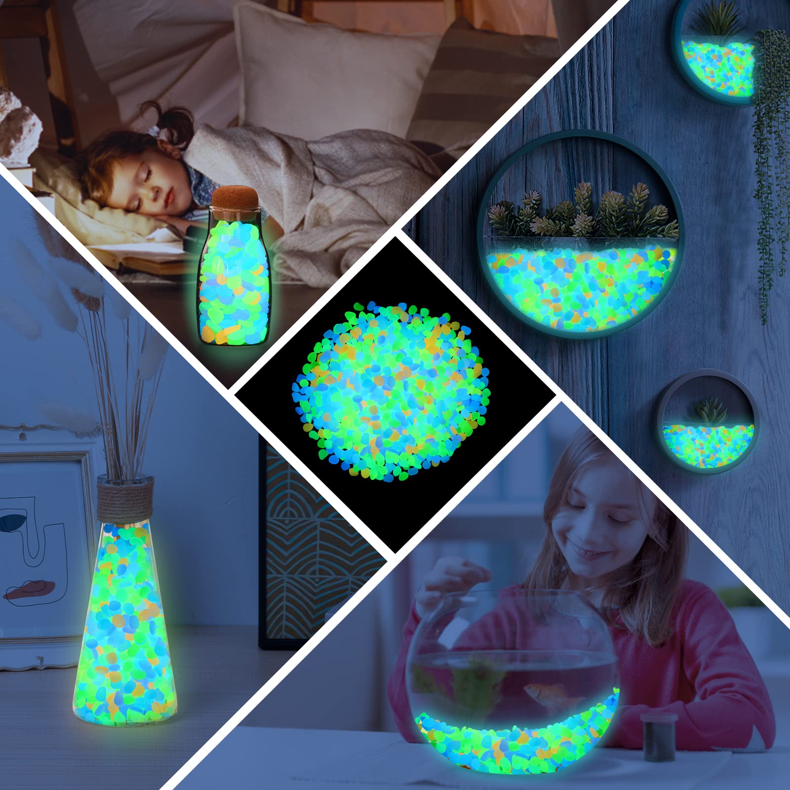 200Pcs Glow in the Dark Garden - огляд і ціна Aquarium Fish That Glow In The Dark