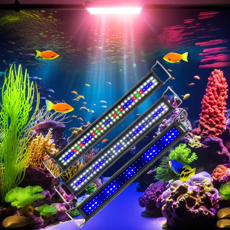 172145 RGB 30W LED Aquarium Li - огляд і ціна Aquarium Fish Rate