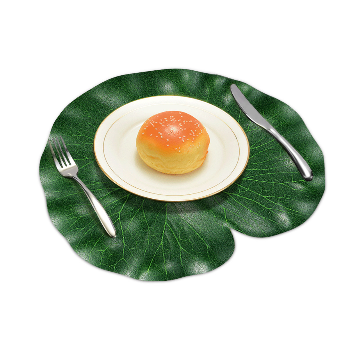 10Pcs Green Eva Lotus Leaves 1 - огляд і ціна Aquarium Fish Green