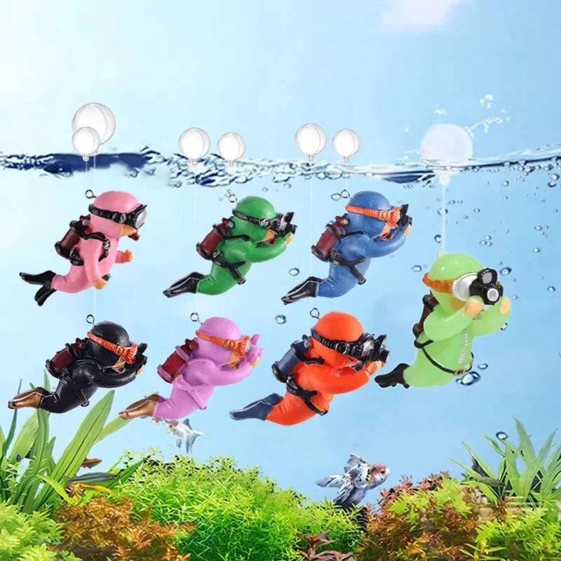 1/2pcs Fish Tank Diver Ornamen - огляд і ціна Aquarium Fish Popular