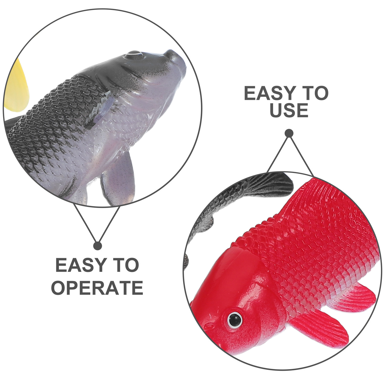 3pcs Fish Crafts Toys Realisti - огляд і ціна Aquarium Goldfish