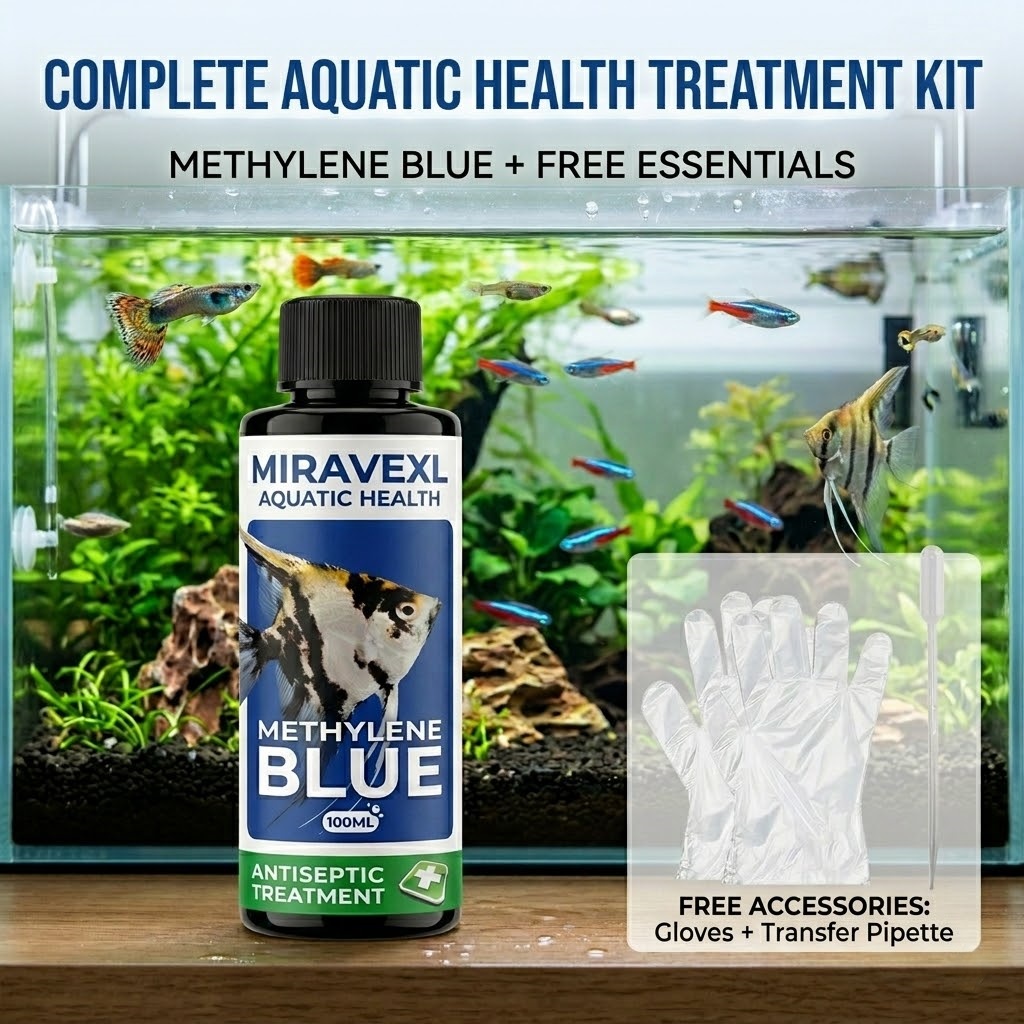 100ml Methylene Blue Aquarium  - огляд і ціна Aquarium Fish Parasites