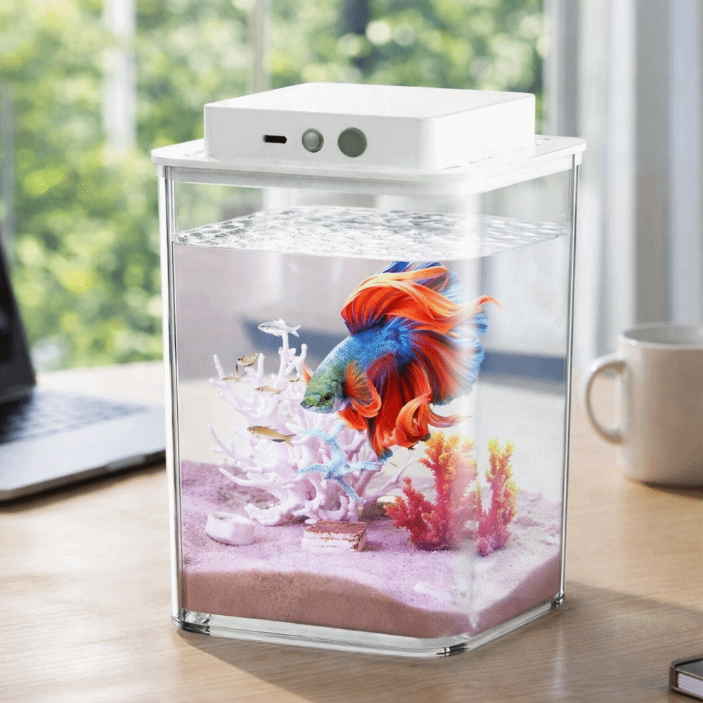 Transparent Betta Fish Tank In - огляд і ціна Aquarium Goldfish