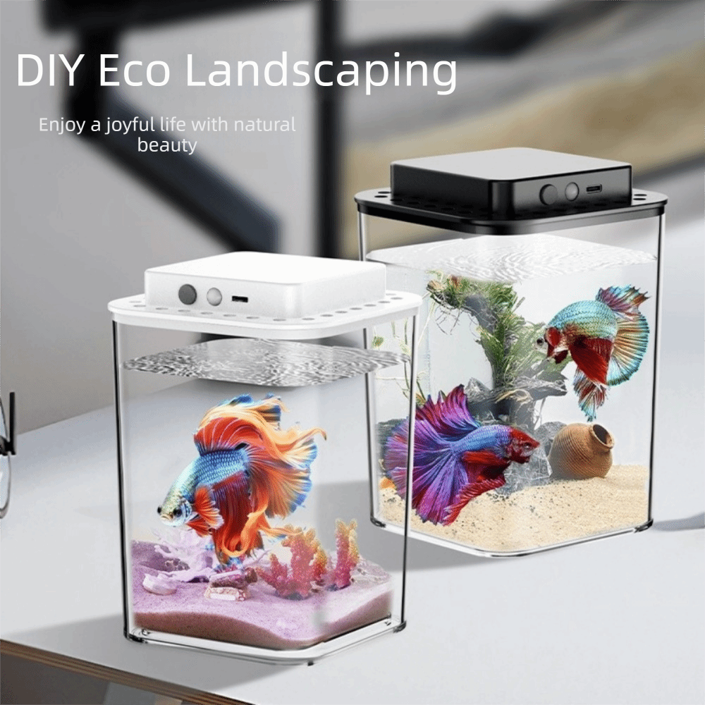 Transparent Betta Fish Tank In - огляд і ціна Aquarium Goldfish