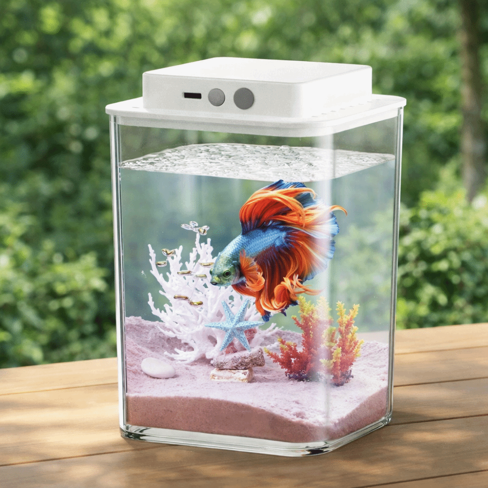 Transparent Betta Fish Tank In - огляд і ціна Aquarium Goldfish