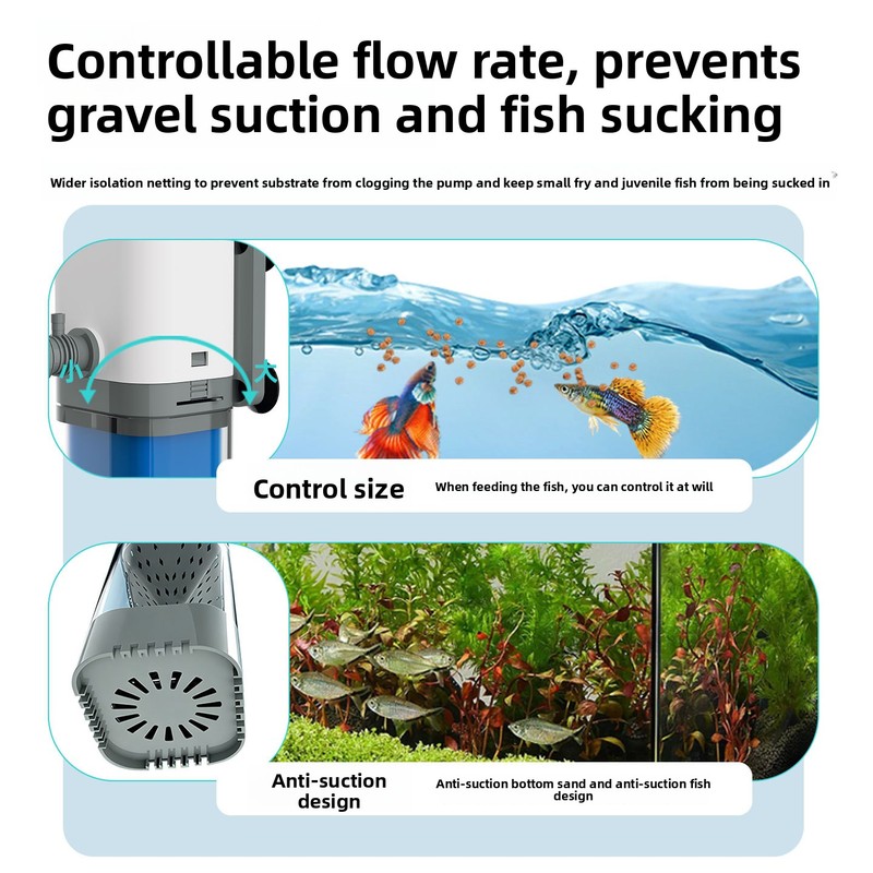 Built-in Aquarium Filter Inter - огляд і ціна Aquarium Goldfish