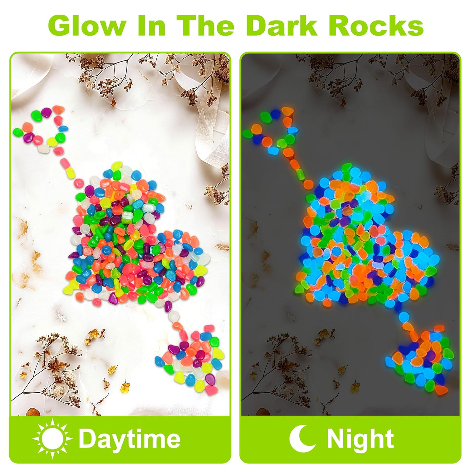 100/200Pcs Luminous Sand Glow  - огляд і ціна Aquarium Fish That Glow In The Dark