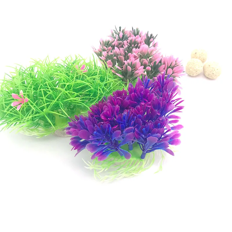 Artificial Wide Short Fish Tan - огляд і ціна Aquarium Fish Green