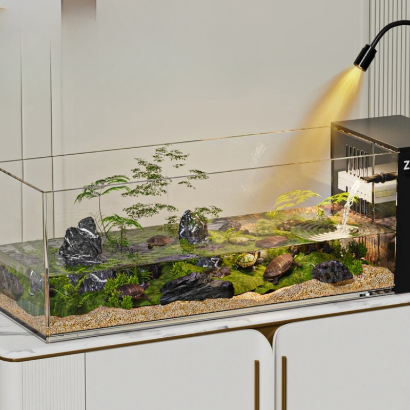 ‌Turtle Aquarium Tank - Fish & - огляд і ціна Aquarium Goldfish