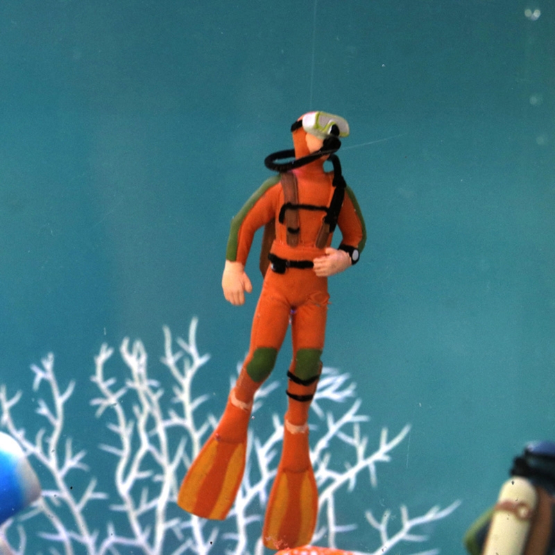 Aquarium Diver Decoration Floa - огляд і ціна All Fish In Aquarium