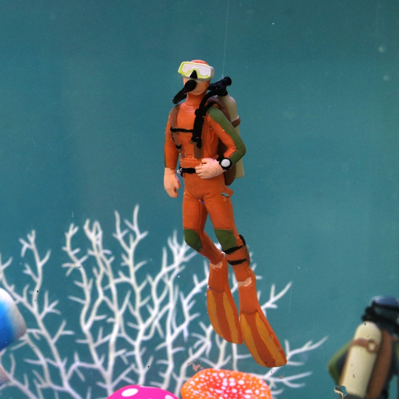 Aquarium Diver Decoration Floa - огляд і ціна All Fish In Aquarium