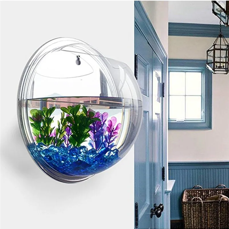 Transparent acrylic hanging wa - огляд і ціна Aquarium Goldfish