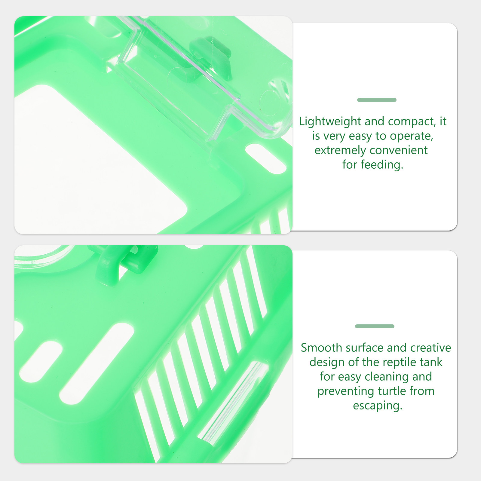 Handheld Mini Fish Tank Plasti - огляд і ціна Aquarium Fish Green