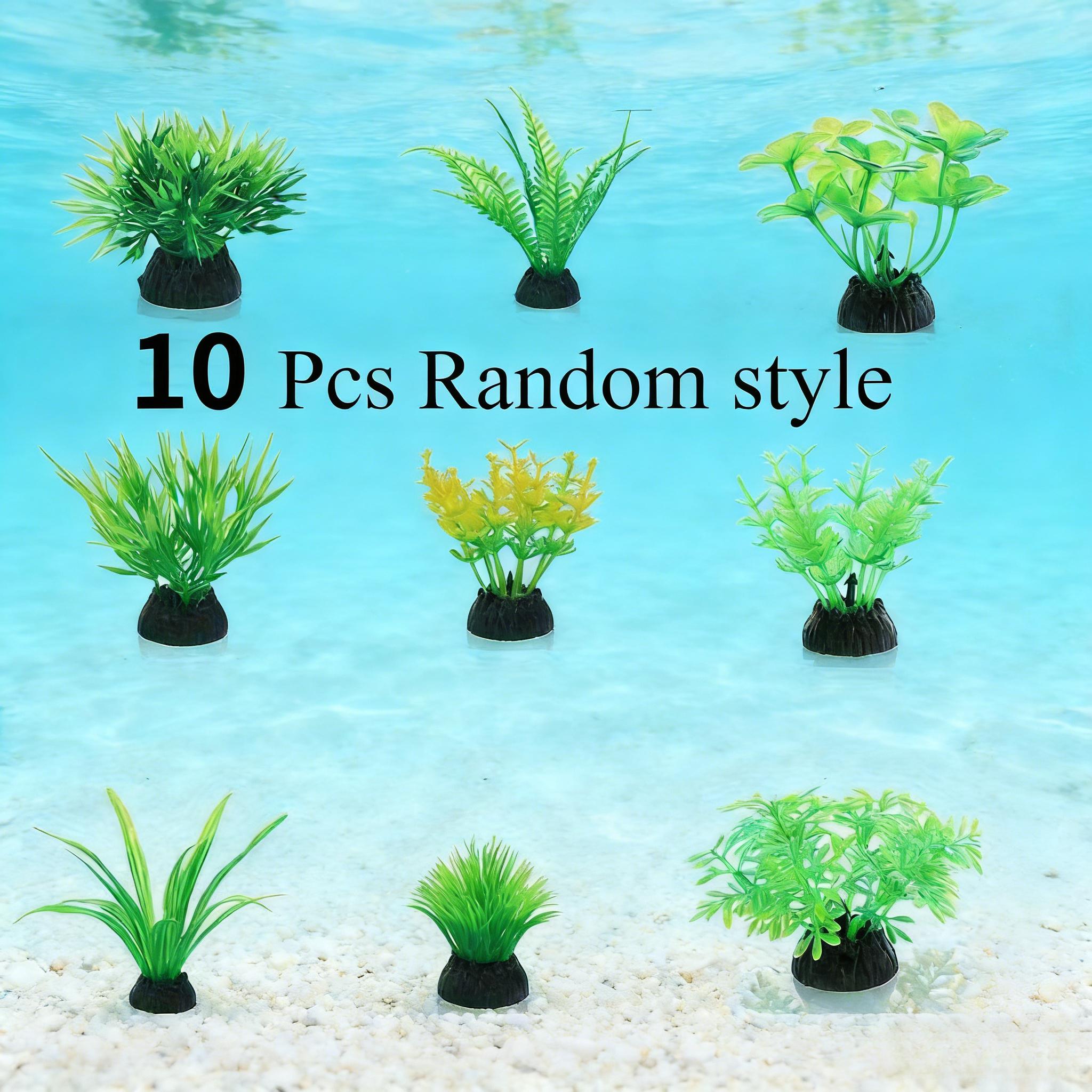 10Pcs Green Artificial Aquariu - огляд і ціна Aquarium Fish Green