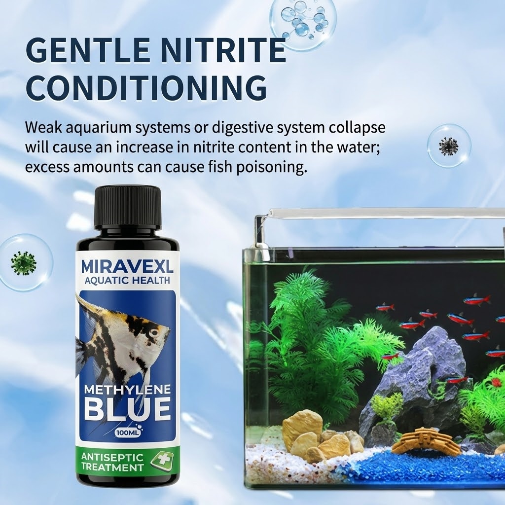 MIRAVEXL 100ml Methylene Blue  - огляд і ціна Aquarium Fish Parasites