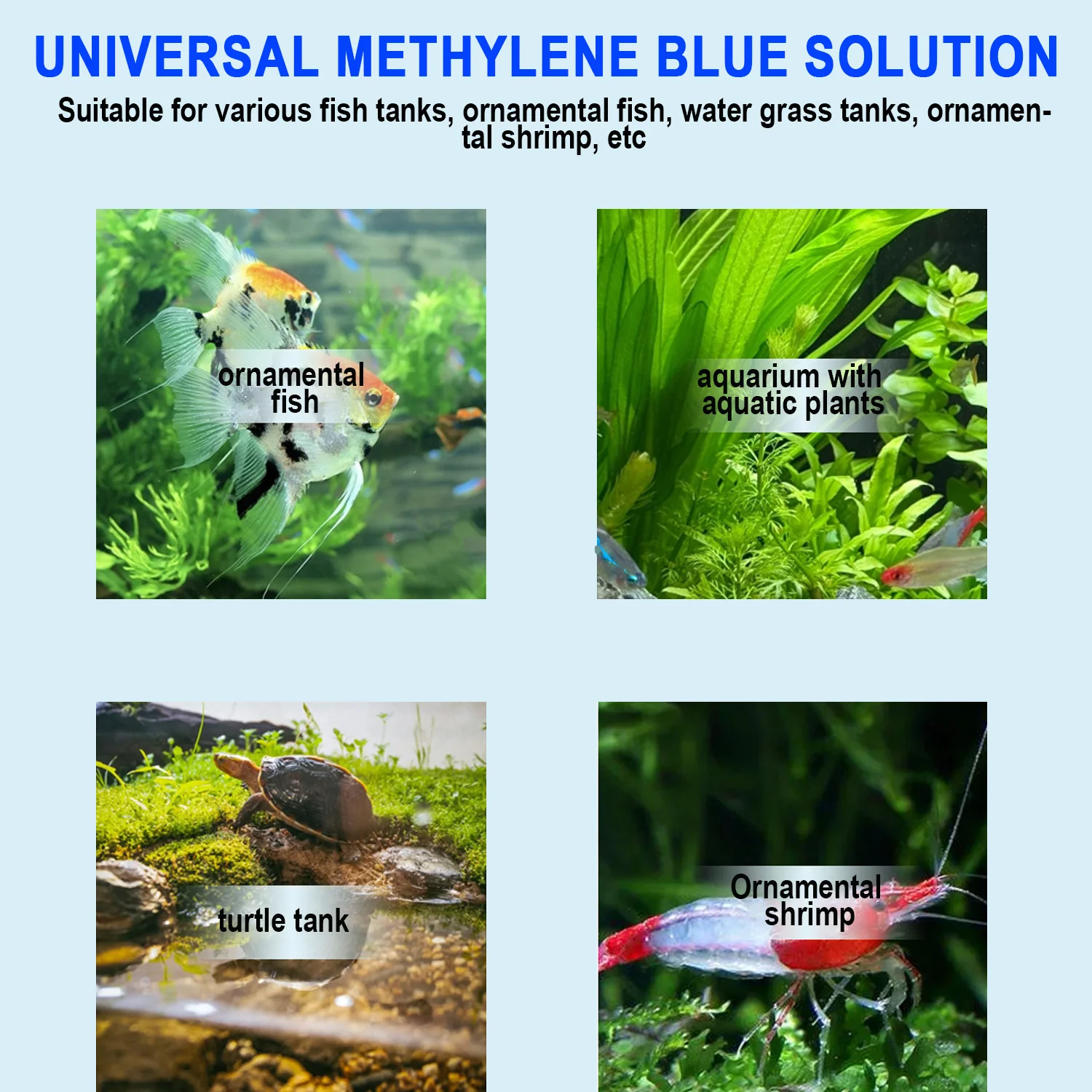 Aquarium Methylene Blue Fish M - огляд і ціна Aquarium Fish Parasites
