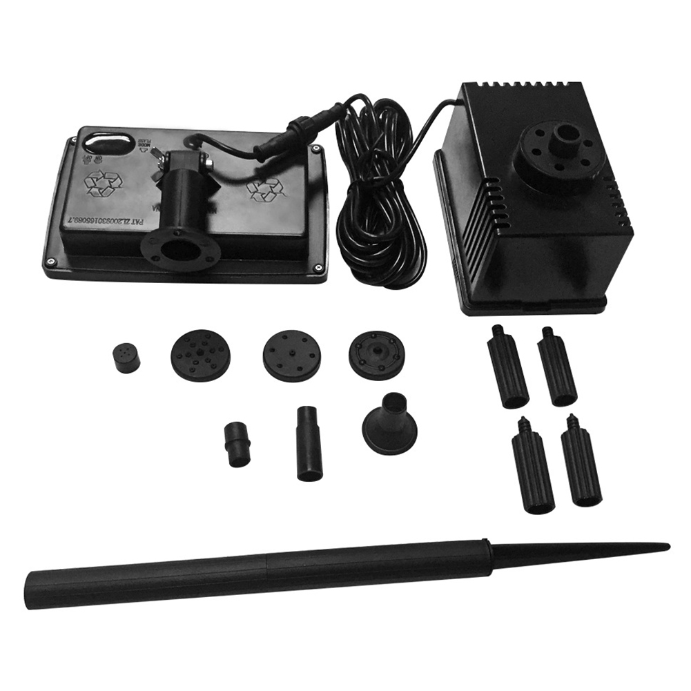 1.5W 7V Solar Fountain Pump Wi - огляд і ціна Fish Tank Filter