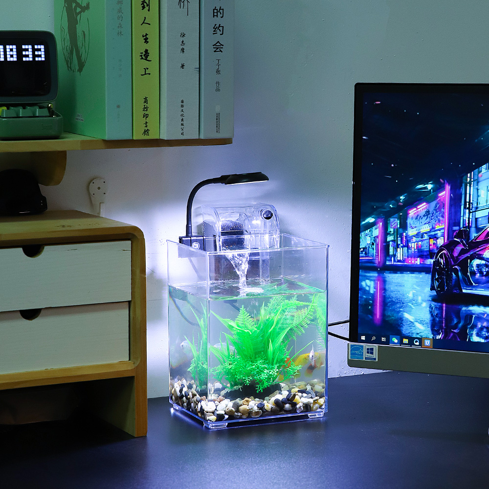 USB Desktop Fish Tank Set-Easy - огляд і ціна Aquarium Goldfish
